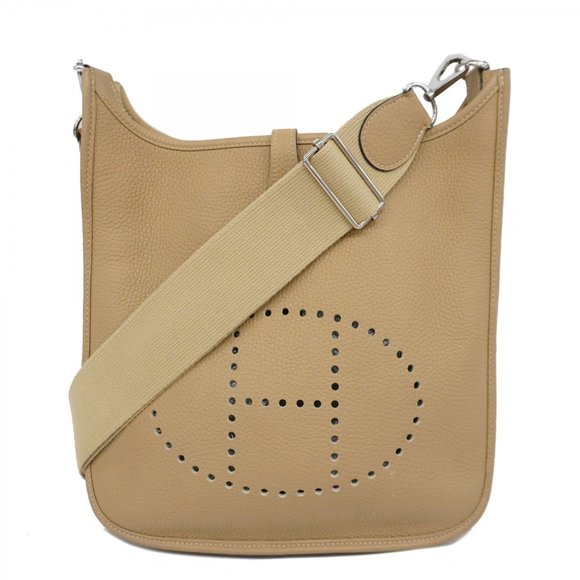 Hermes Hermès Evelyn 3PM Shoulder Bag, Taurillon Clemence Trench, Y Stamp, Wo... - Picture 1 of 12